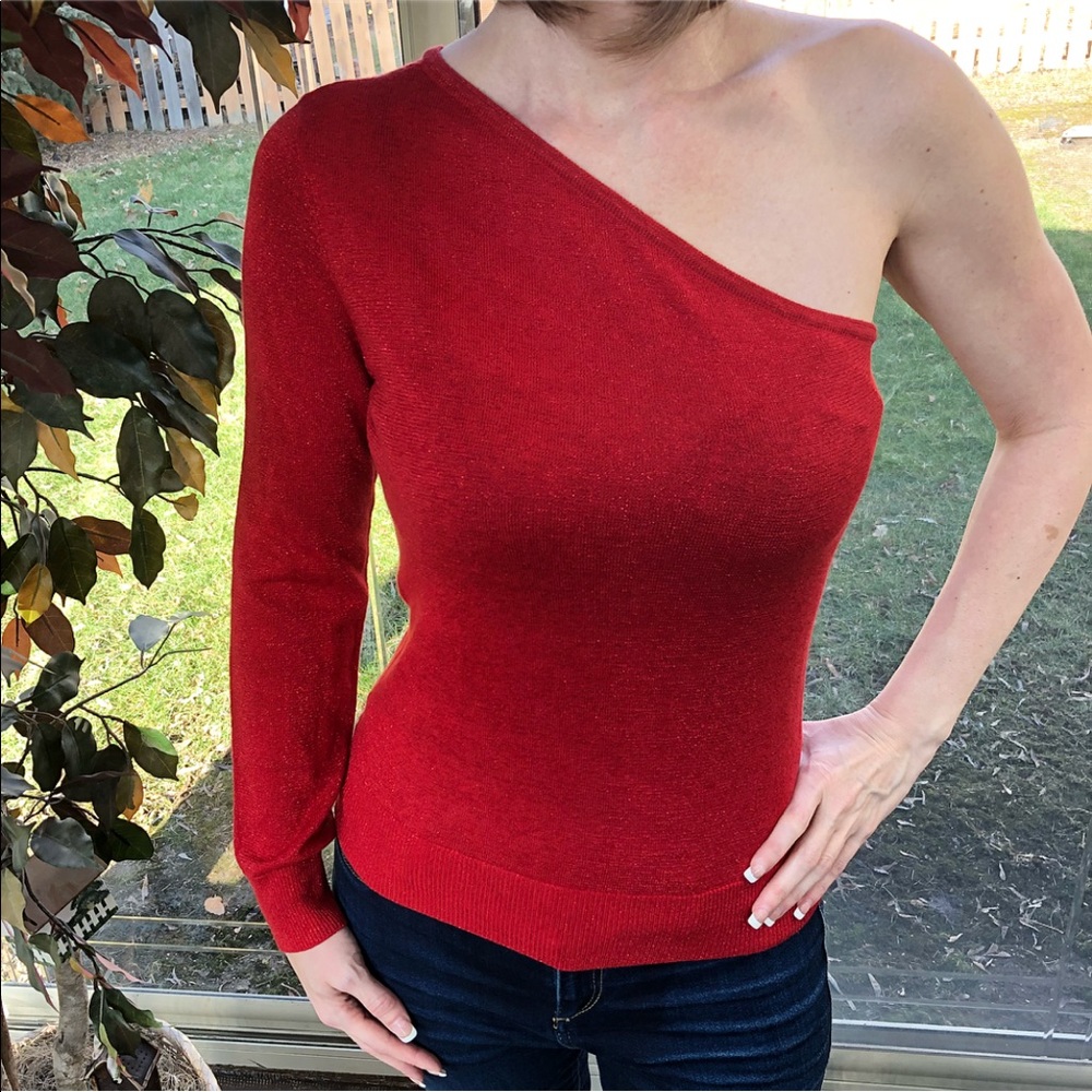 Michael Kors One Shoulder Top
